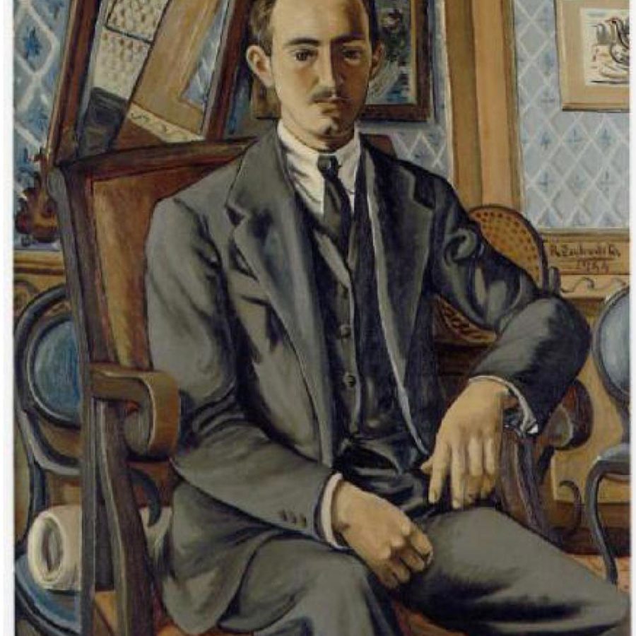 Autoretrato de Rafael Zabaleta.