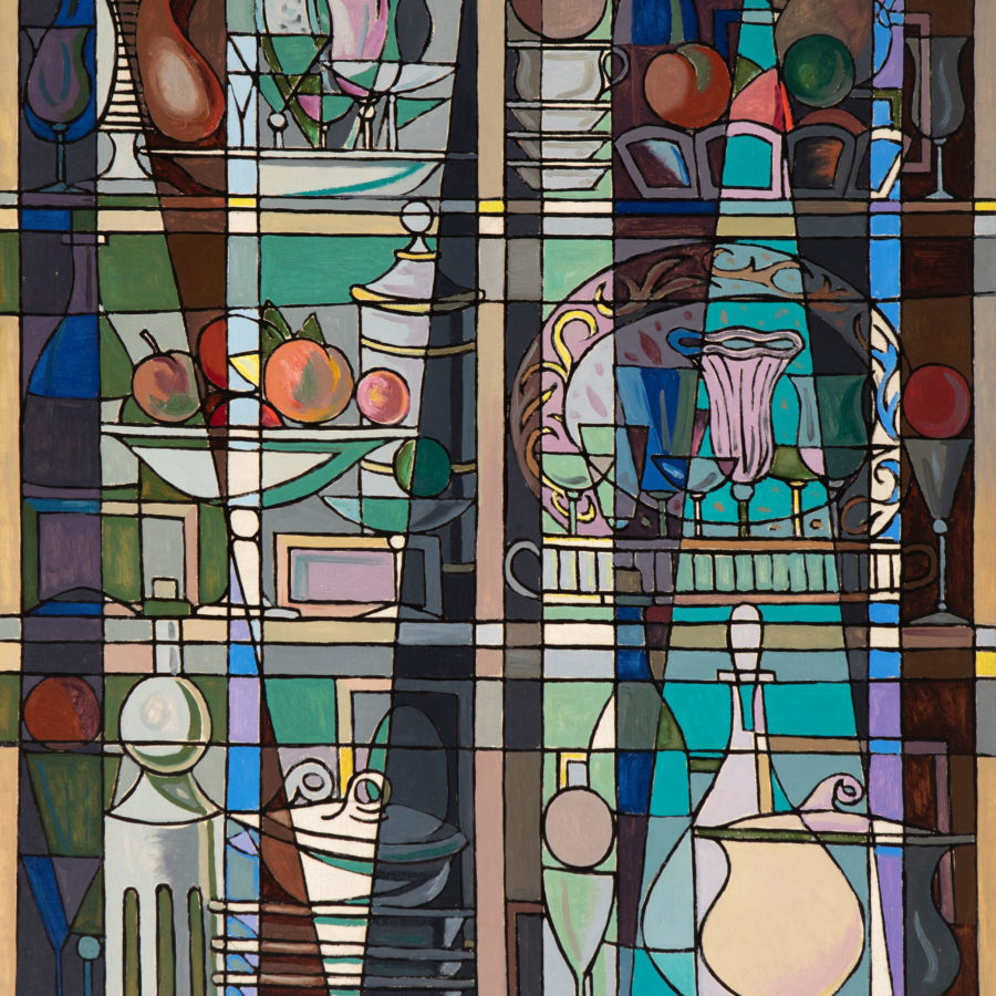 RAFAEL ZABALETA FUENTES (Quesada, Jaén, 1907–1960).
“Bodegón compuesto”, serie "Chinero", 1957. Fecha de subasta 26 de Mayo.