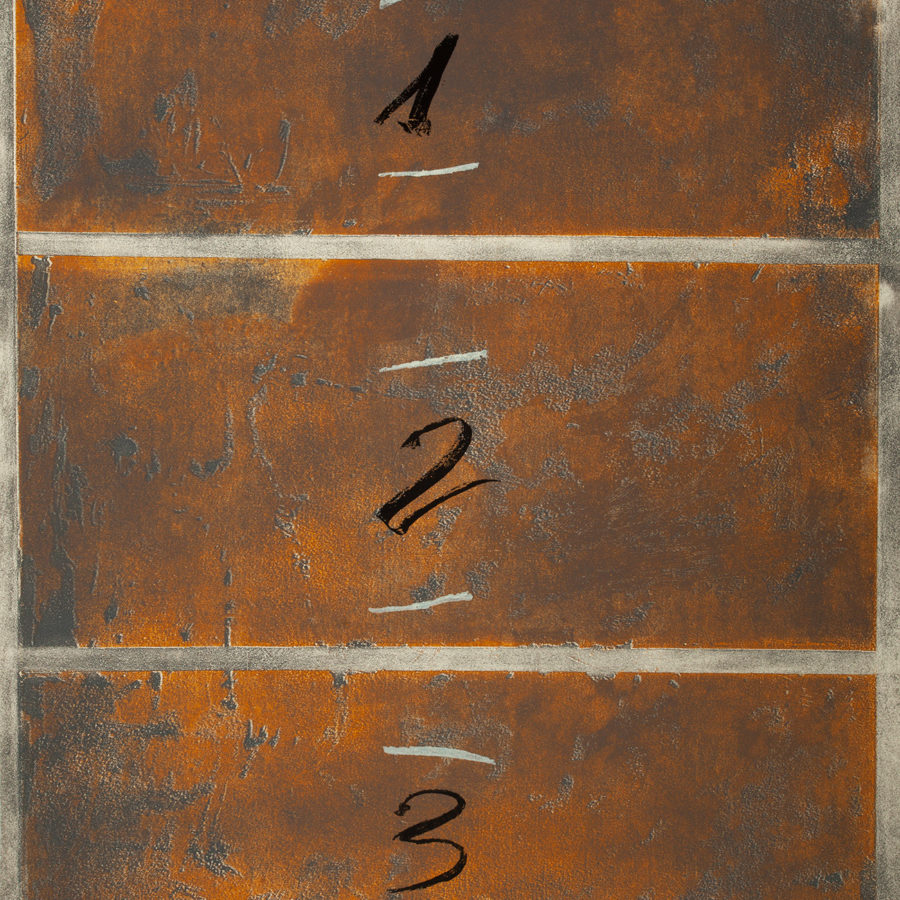 Lote: 35158685. ANTONI TÀPIES PUIG, (Barcelona, 1923 - 2012).
"Triptic vertical".