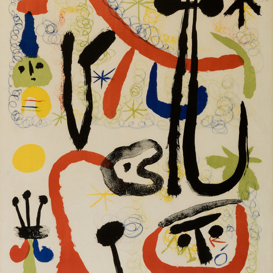 Una litografía de Miró rematada en Setdart por 5500€.