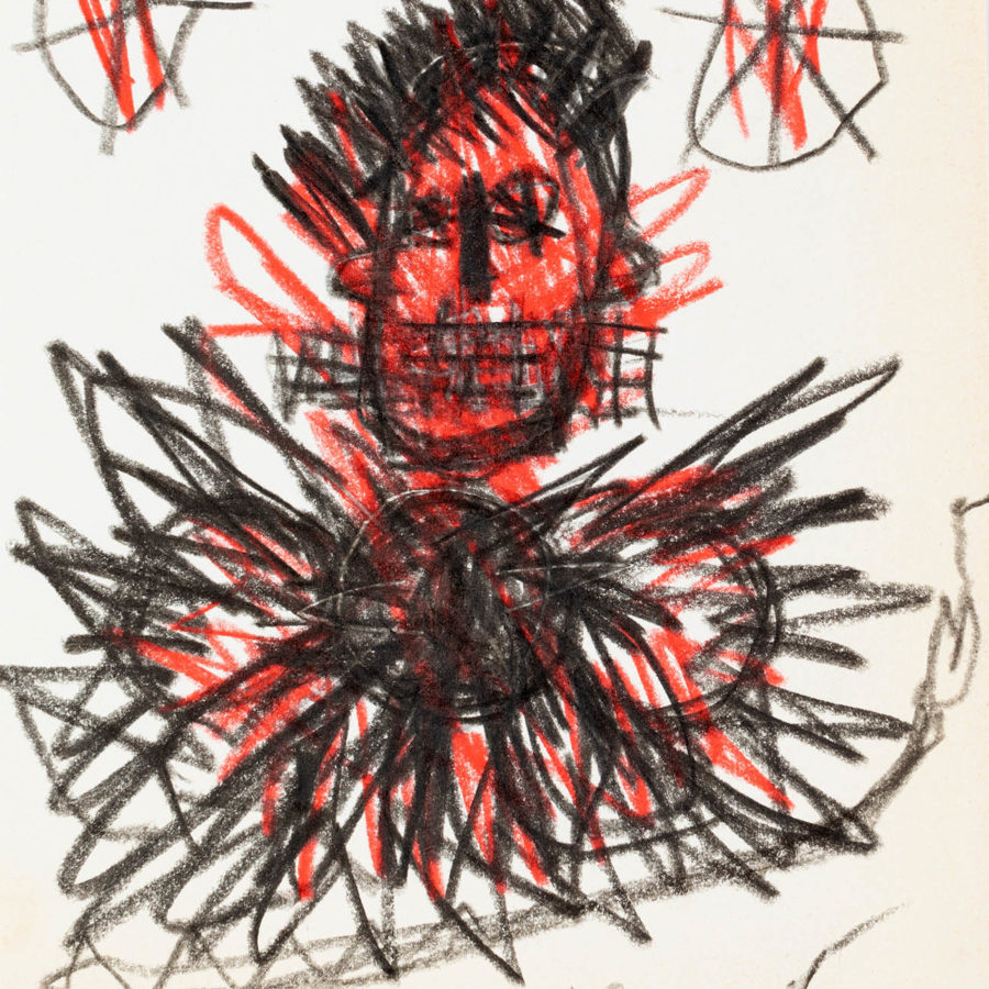 Lote: 35130542. 
JEAN-MICHEL BASQUIAT (Nueva York, EEUU, 1960 - 1988).
Sin título, 1981.