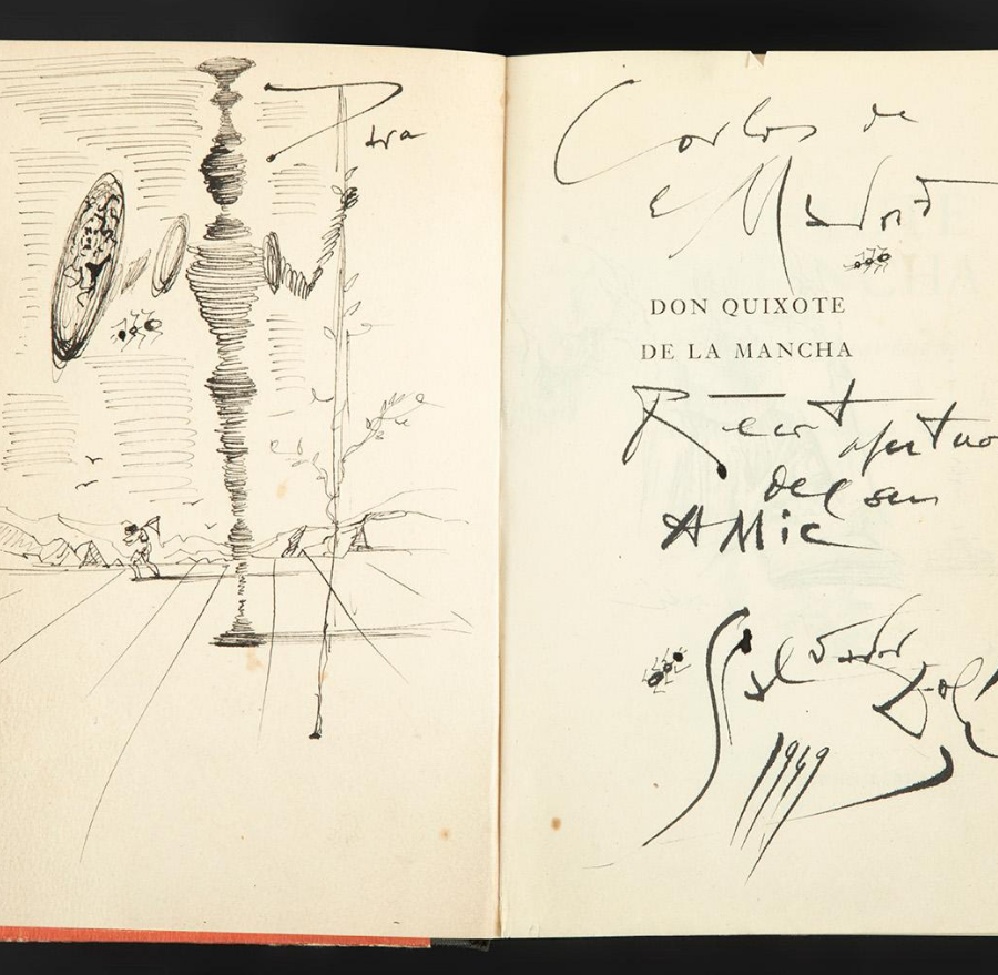 Lot: 35251422. SALVADOR DALÍ I DOMÈNECH (Figueres, Girona, 1904 - 1989).
"Don Quijote of La Mancha